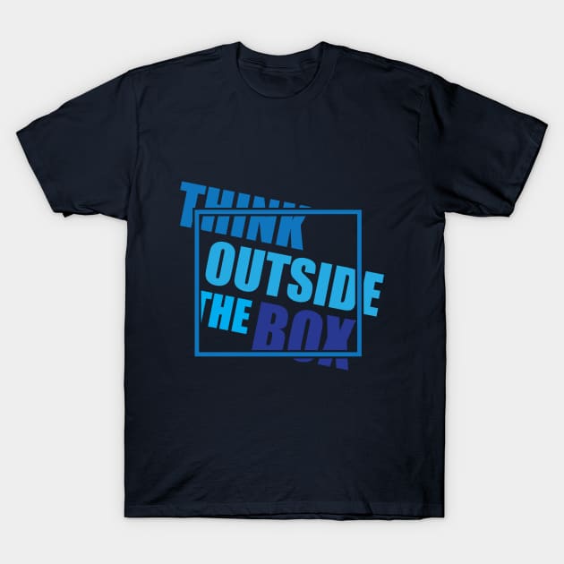Think outside the box T-Shirt by dblaiya